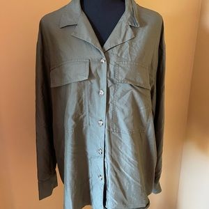 A new day oversized button up shirt